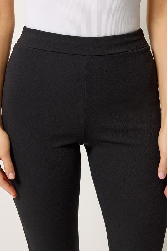 LTS Tall Women's Black Textured Slim Leg Trousers | Long Tall Sally 4