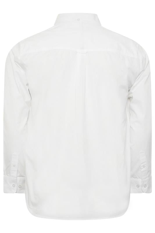 BadRhino Big & Tall 2 PACK White Long Sleeve Poplin Shirts | BadRhino 11