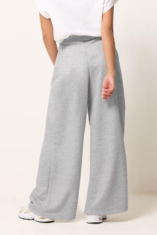 PixieGirl Petite Women's Grey Marl Pleated Wrap Trousers | PixieGirl  2