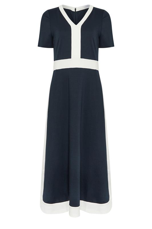 M&Co Navy Blue Colourblock Dress And Jacket Set | M&Co 7