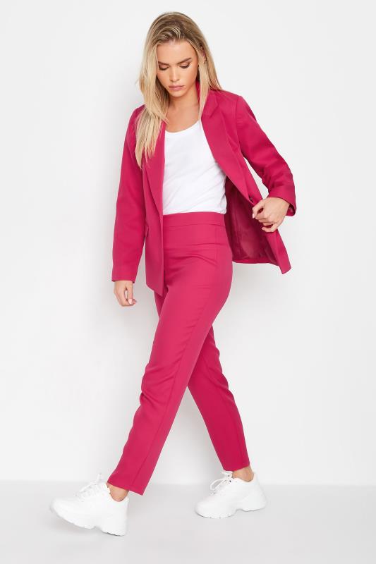 Petite Pink Scuba Lined Blazer | PixieGirl 4