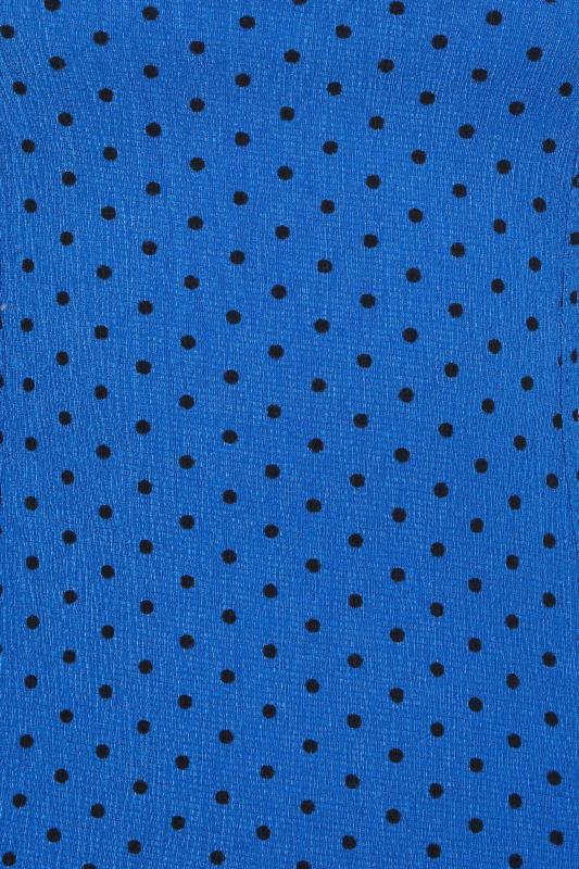 PixieGirl 2 PACK Black & Blue Spot Print Square Neck Tops | PixieGirl 8