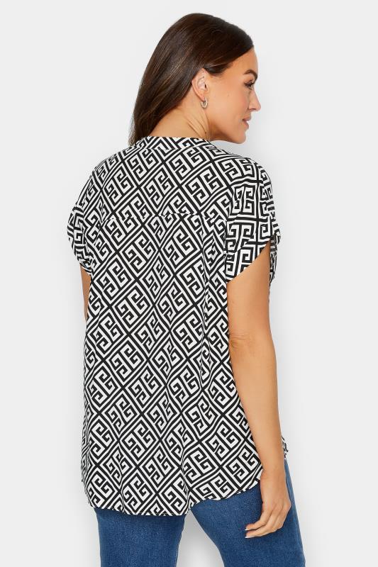 M&Co White Geometric Print Shirt | M&Co 3