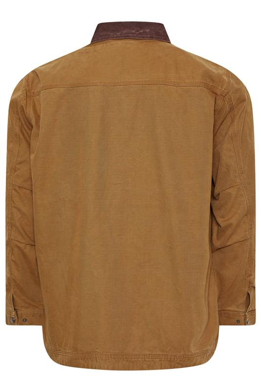BadRhino Big & Tall Brown Canvas Worker Jacket | BadRhino 7