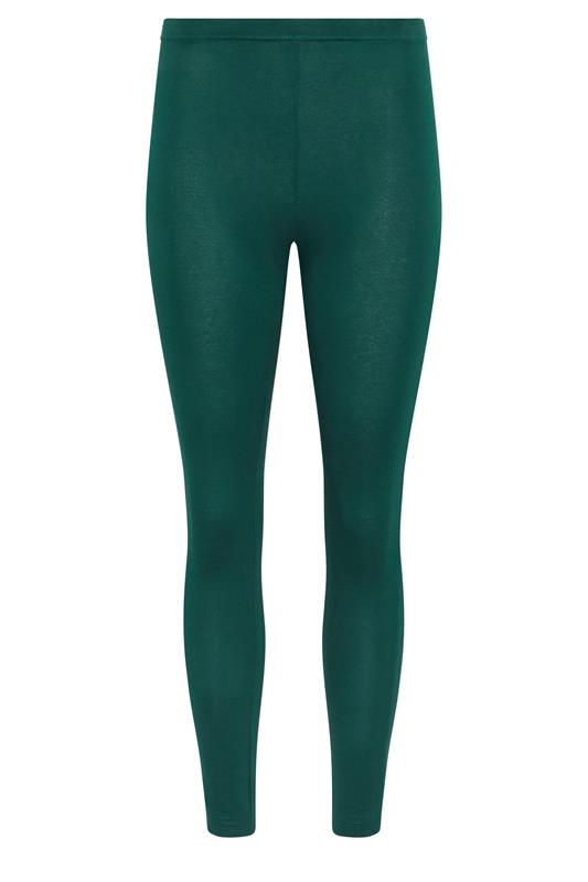 PixieGirl Petite Women's 2 PACK Forest Green & Black Cotton Leggings | PixieGirl 7