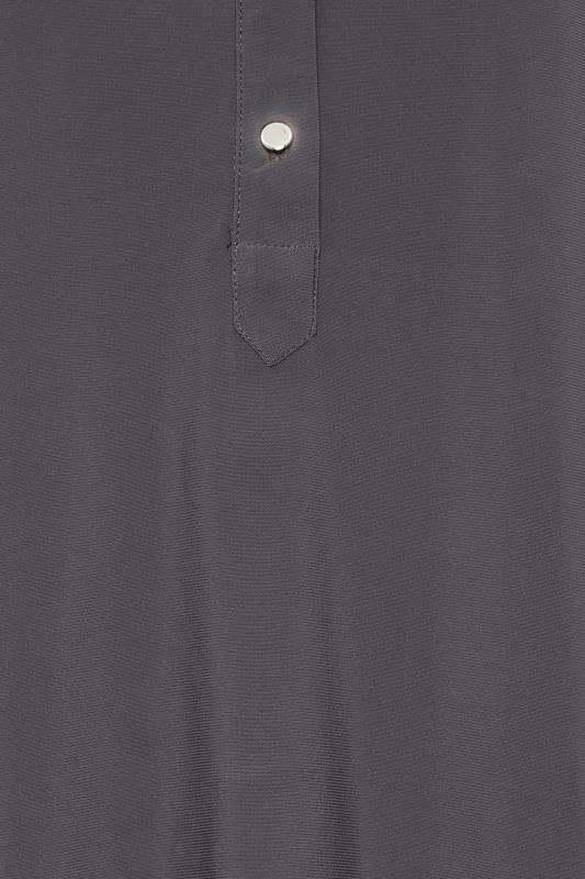 M&Co Grey Half Placket Jersey Shirt | M&Co 5