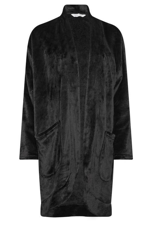 M&Co Black Soft Touch Dressing Gown | M&Co 5