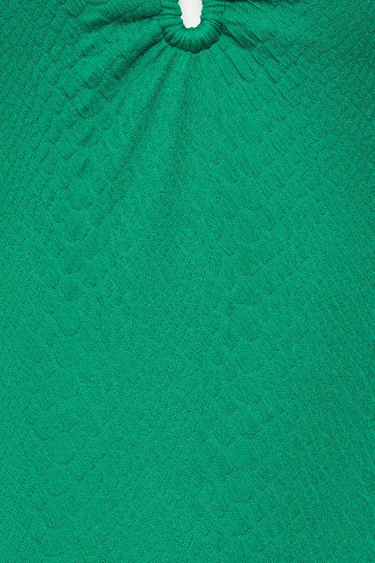LTS Tall Dark Green Textured Swimsuit | Long Tall Sally  6