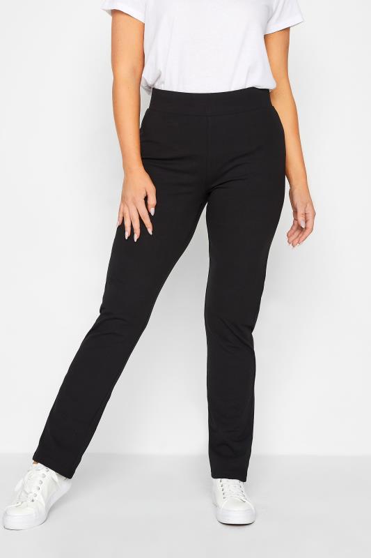 Women's  M&Co Black Slim Leg Yoga Pants