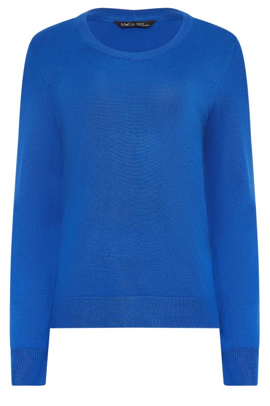 M&Co Blue Long Sleeve Knit Jumper | M&Co 6