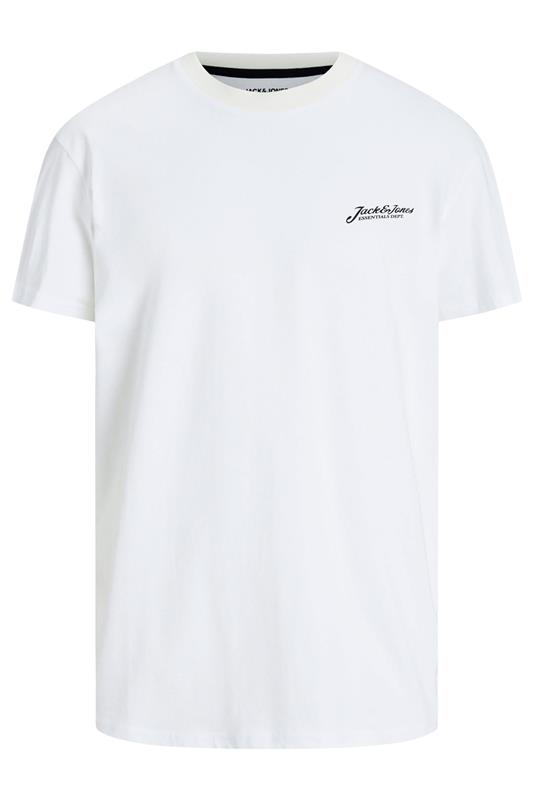JACK & JONES Big & Tall Light blue & Black Core T-Shirts | BadRhino 7