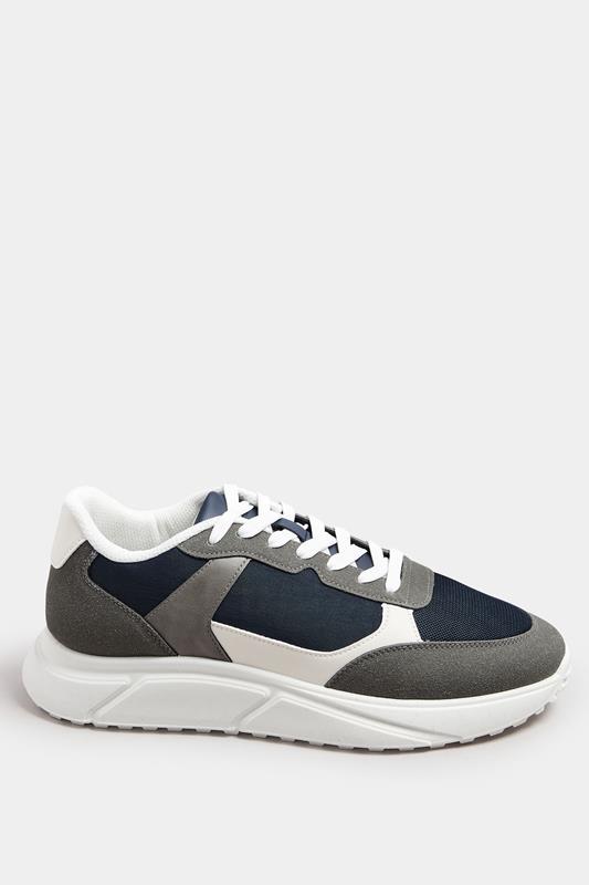 JACK & JONES White PU Runner Trainers | BadRhino 2
