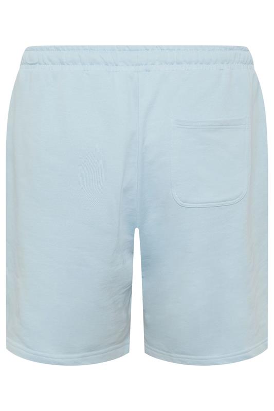 LYLE & SCOTT Big & Tall Opal Blue Jogger Shorts | BadRhino 4