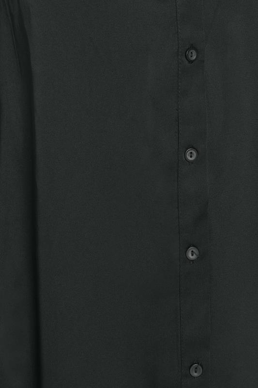 M&Co Women's Black Satin Button Through Shirt| M&Co 5