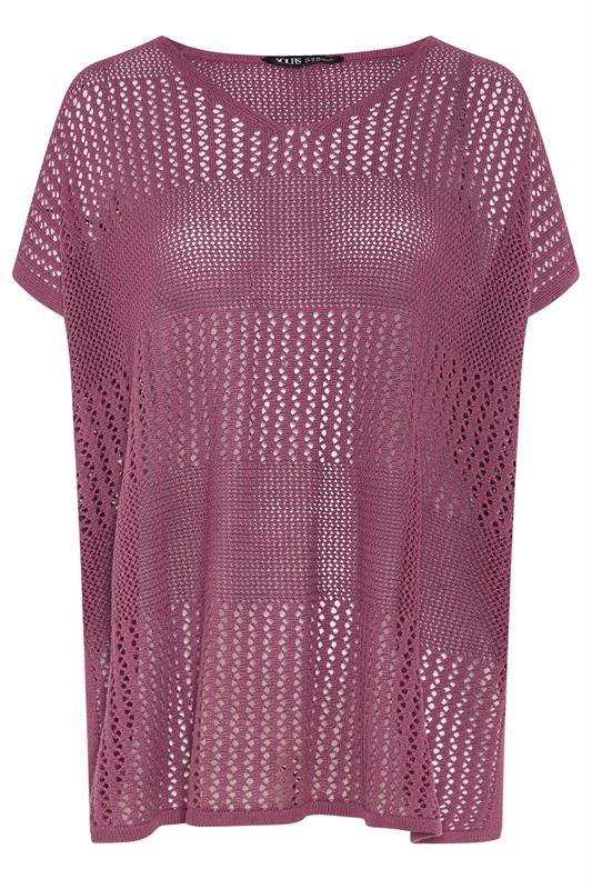YOURS Plus Size Pink Throw On Beach Kimono | Yours Clothing 8