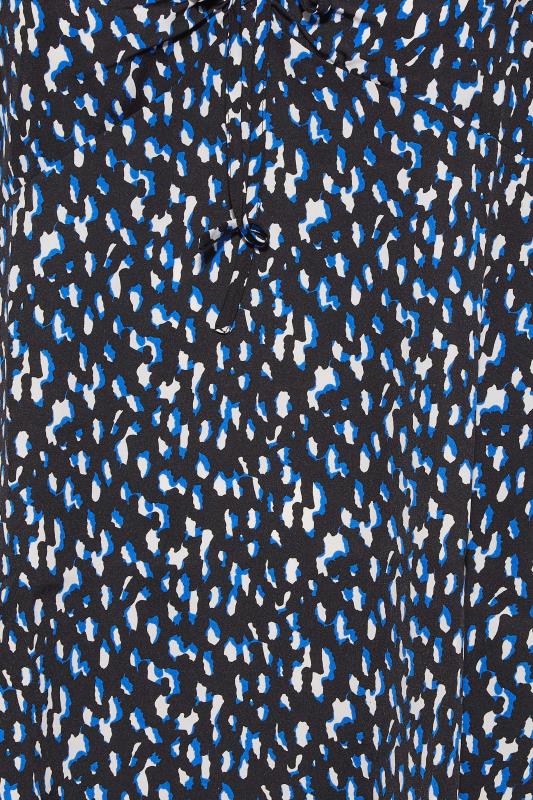 LIMITED COLLECTION Plus Size Curve Blue Dalmatian Print Blouse | Yours Clothing 5