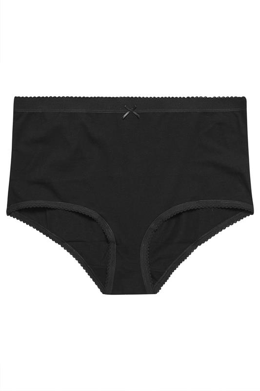 YOURSET 5 PACK Plus Size Pink & Grey Heart Full Briefs | Yours Clothing 10