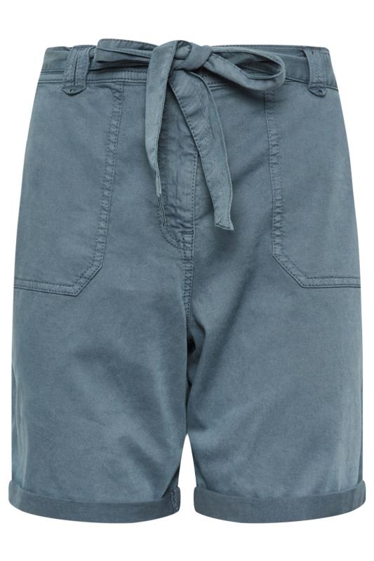 M&Co Airforce Blue Cargo Shorts | M&Co 5