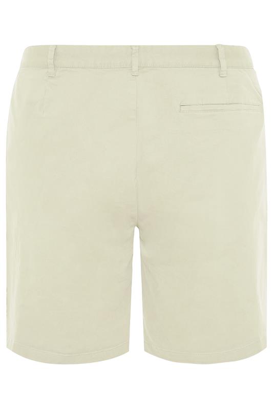 BadRhino Big & Tall 2 PACK Stone Brown & Navy Blue Stretch Chino Shorts | BadRhino 8