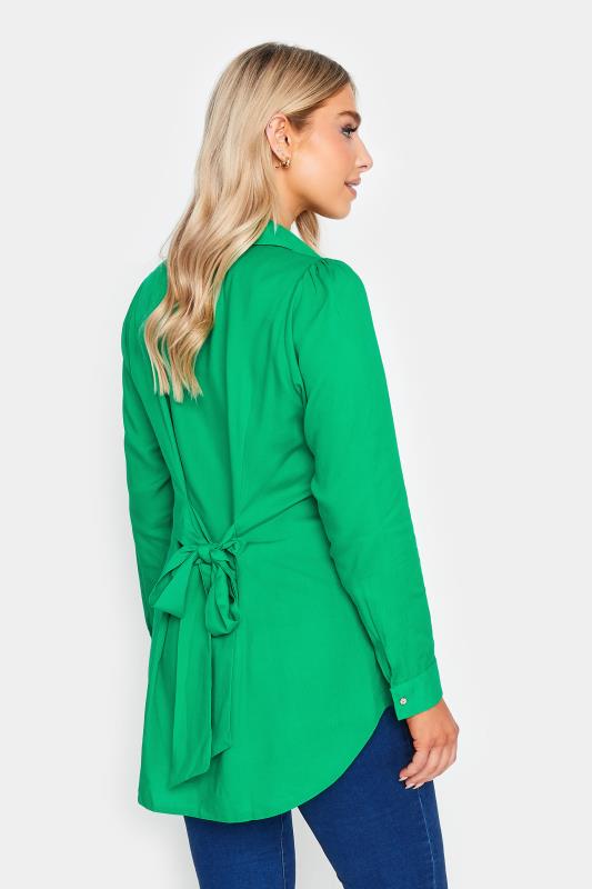 M&Co Green Button Through Tunic Shirt | M&Co 3