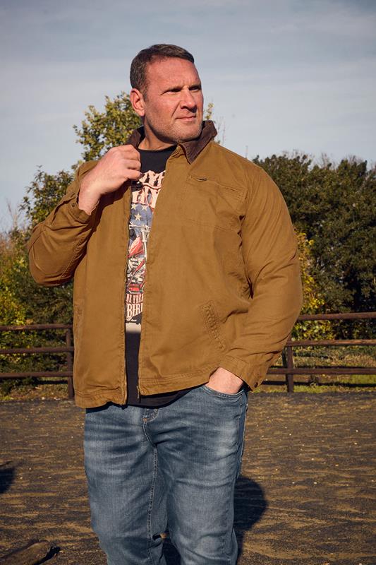 BadRhino Big & Tall Brown Canvas Worker Jacket | BadRhino 1