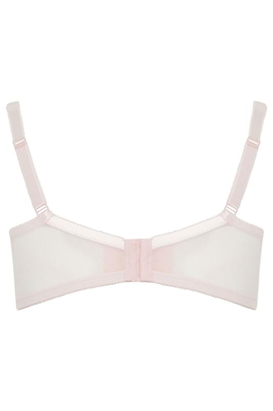 YOURSET 2 PACK Plus Size Pink Cotton Lace Trim Non-Padded Non-Wired Bralette | Yours Clothing 11
