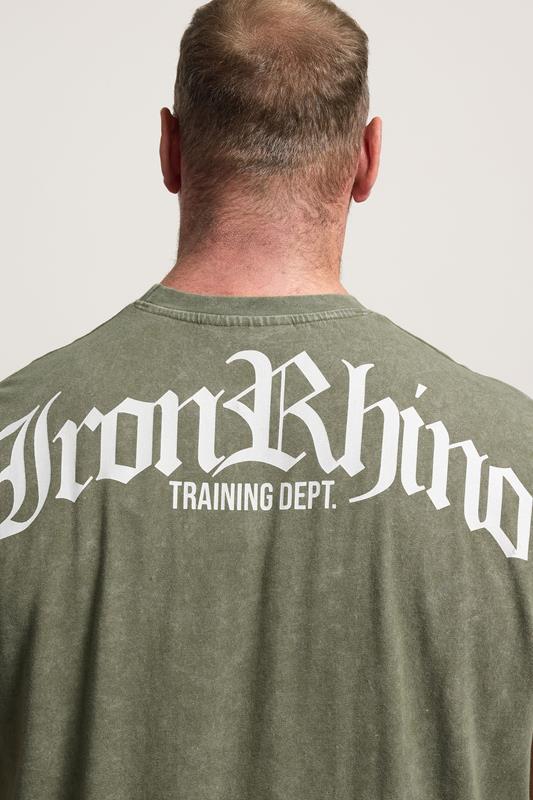 IronRhino Big & Tall Olive Green Old English Vest | BadRhino 4