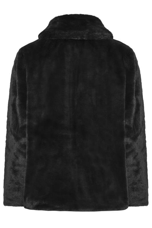 M&Co Black Faux Fur Coat | M&Co 9