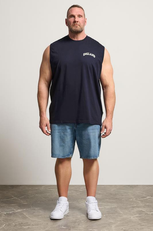 BadRhino Big & Tall Navy Blue England '66 Vest | BadRhino 1