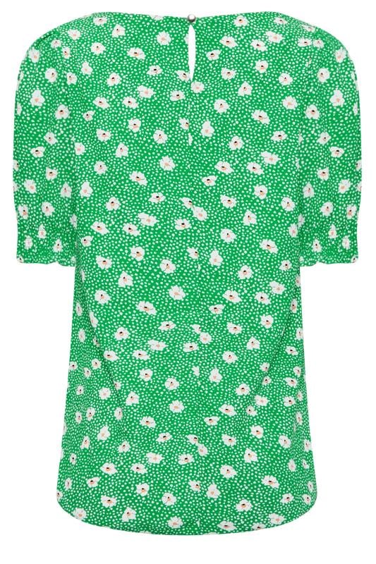 M&Co Green Daisy Print Blouse | M&Co 7
