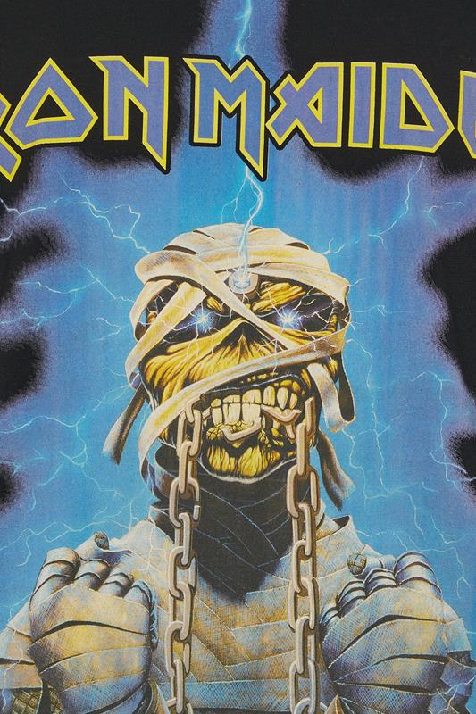 BadRhino Big & Tall Black & Blue Extra Long Iron Maiden Graphic T-Shirt | BadRhino 7