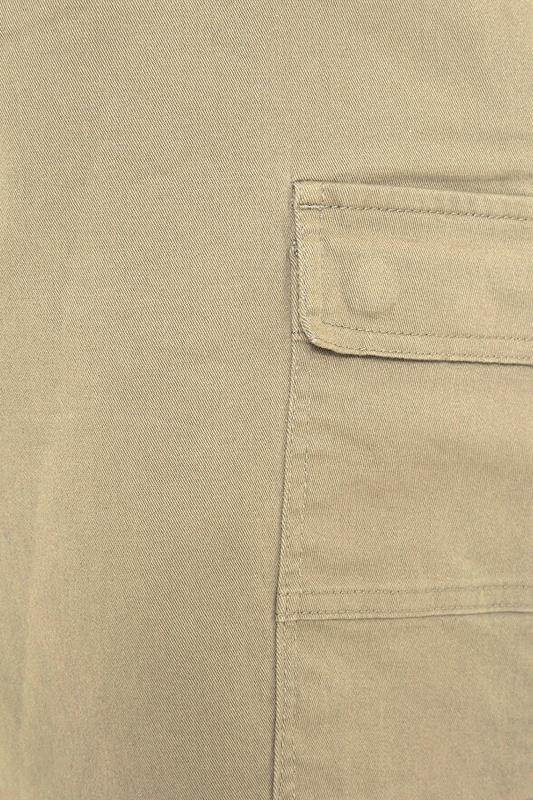 BadRhino Big & Tall 2 PACK Stone Brown & Khaki Green Stretch Cargo Shorts | BadRhino 9