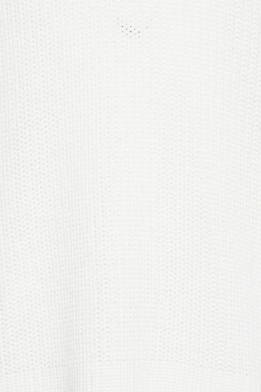 M&Co Petite Ivory White Button Sleeve Detail Jumper | M&Co 4