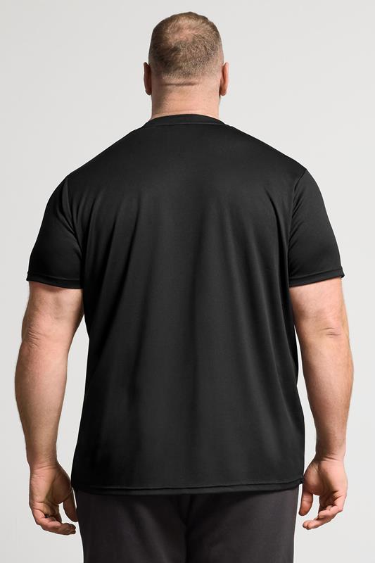 IronRhino Big & Tall Black Branded Performance T-Shirt | BadRhino 2