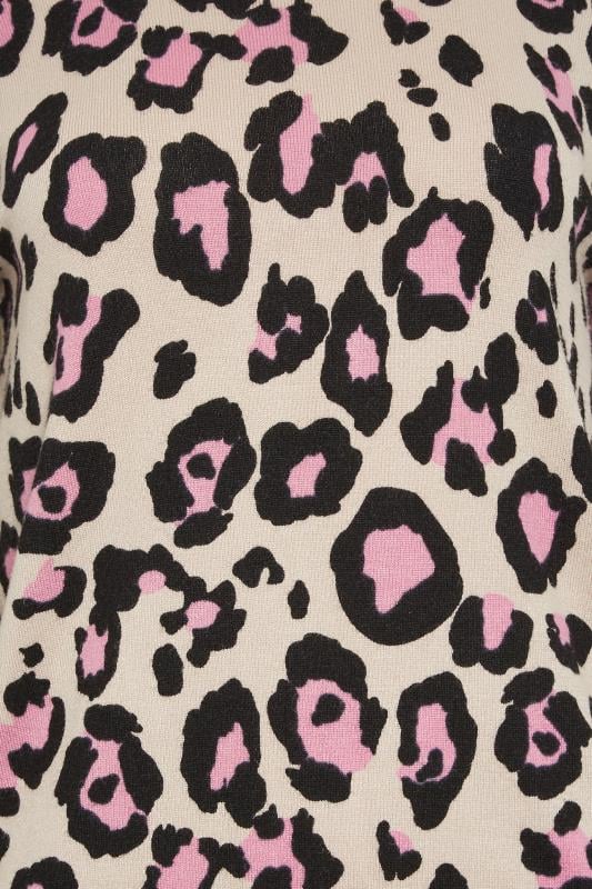 M&Co Cream & Pink Animal Print Jumper | M&Co 6