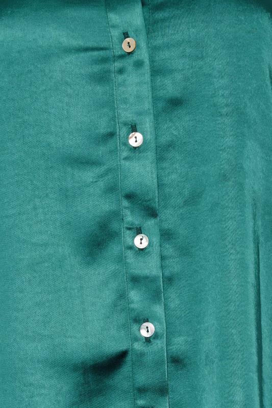 M&Co Emerald Green Satin Shirt | M&Co 5