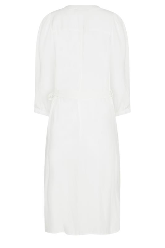 White Corset Cinched Waist Shirt Dress – Styledup.co.uk