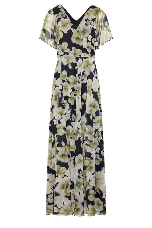 LTS Tall Women's Black Floral Mesh Maxi Dress | Long Tall Sally 5