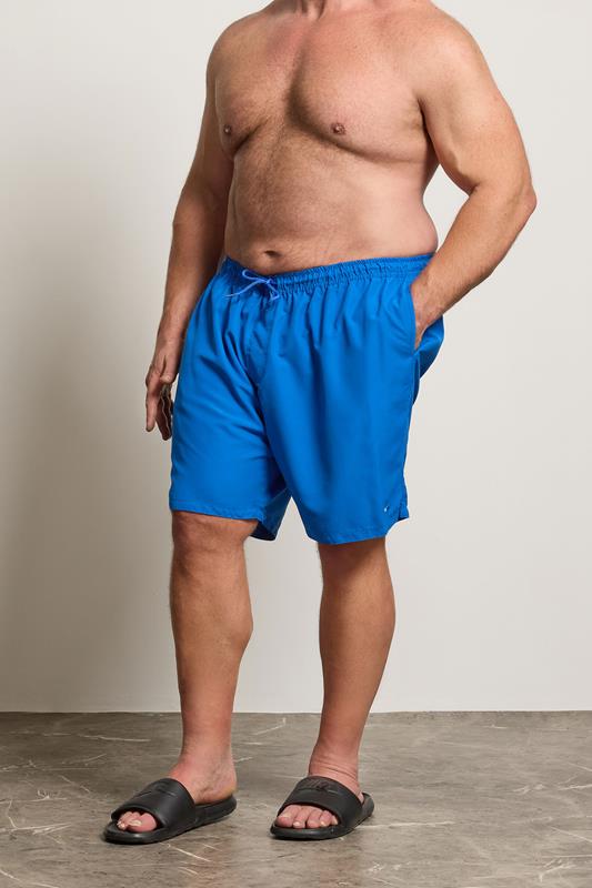 BadRhino Big & Tall Blue Swim Shorts | BadRhino 1