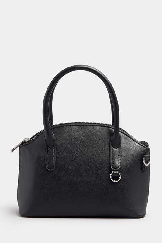 Black Contrast Strap Cross Body Bag