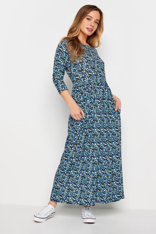M&Co Petite Blue Ditsy Print Midi Dress | M&Co  2