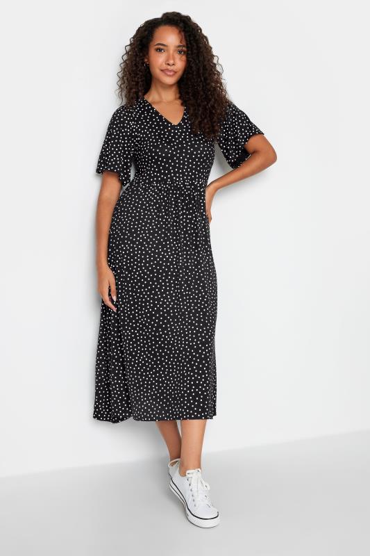 M&Co Black Polka Dot Maxi Dress | M&Co 2