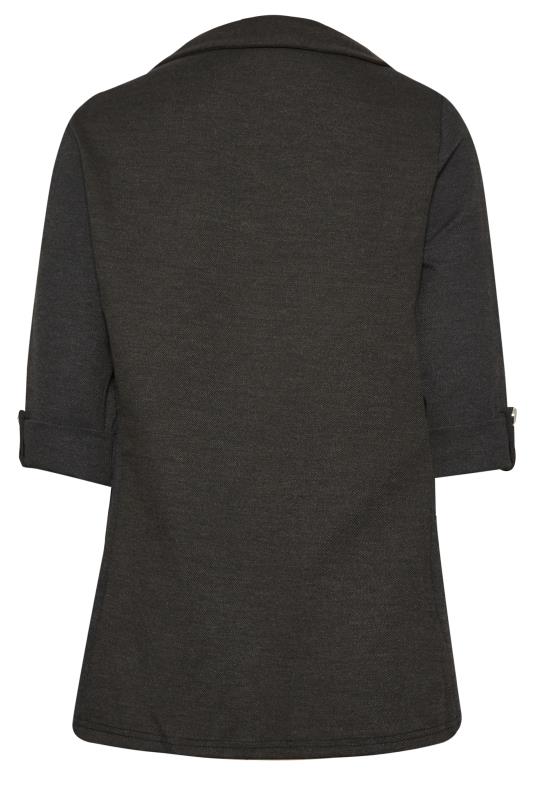 M&Co Dark Grey Textured Blazer | M&Co 7