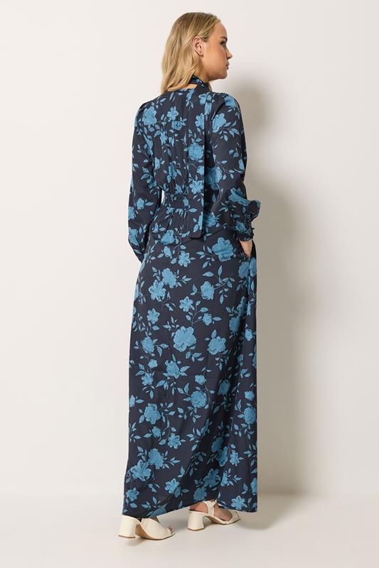 LTS Tall Women's Navy Blue Floral Maxi Dress | Long Tall Sally 4