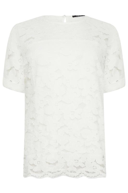 M&Co Ivory White Lace Blouse | M&Co 7