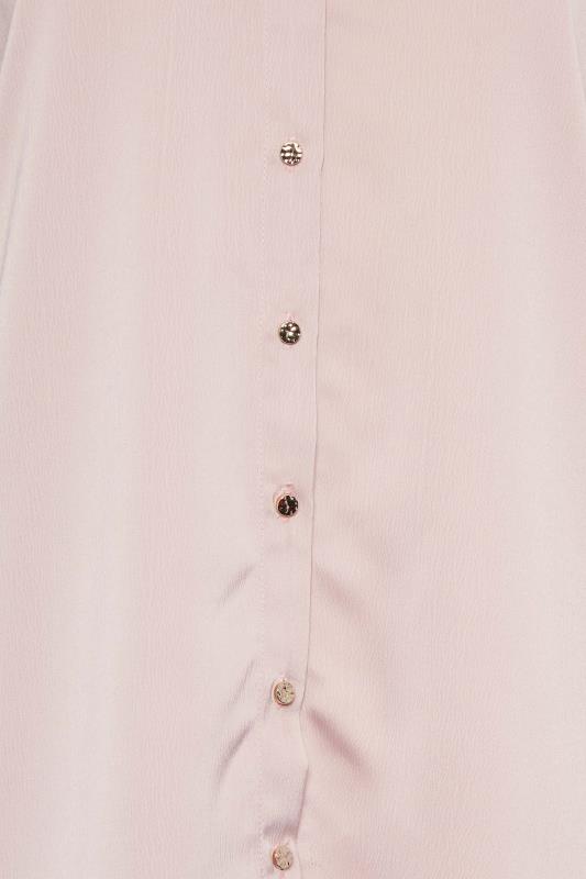 M&Co Pink Button Through Tunic Shirt | M&Co 5
