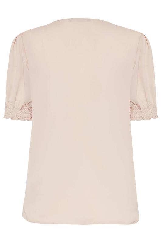M&Co Blush Pink Frill Front Blouse | M&Co 7