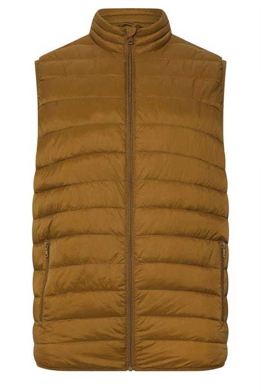 BadRhino Big & Tall Brown Puffer Gilet | BadRhino 7