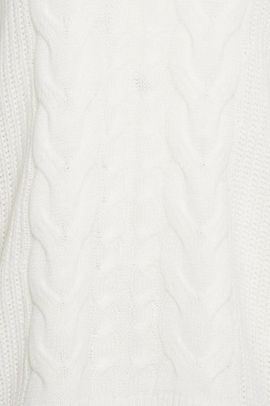 M&Co Ivory White Cable Knit Jumper | M&Co 7