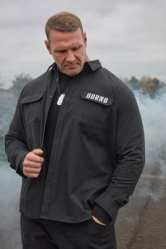 BadRhino Big & Tall Black Military Ripstop Shirt